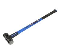 8lb Sledge Hammer - Fibreglass Handle - Rubber Grip - Drop Forged Carbon Steel