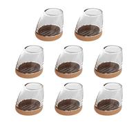 8lots Noise Reducing Leg Cap for Chairs Ensuring Quiet Operations in Libraries and Environment Noises Reduction Chair Leg Glides