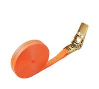 8M 2Tons Heavy Duty Ratchet Tie Down Strap, Double Hook Cargo Lashing Belt with Tensioner, Complete Set for Truck Trailer, Vehicle & Cargo Securement(A1)