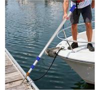 8m 7m 6m 5m 4m 300cm 2m Telescopic Pushing Pole For Boat, Versatile Aluminum Pick Up Hook Poles & Boat Hooks For Docking/Rescuing/Pulling/Boating(2 Pack,800CM(26.2ft))