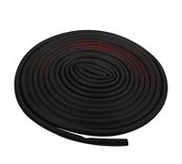 8M D Shape Car Door Weather Seal Strip with Adhesive Tape | Reduce wind noise and vibration by installing this flexible D shape rubber weatherstrip on car doors door frames and windows