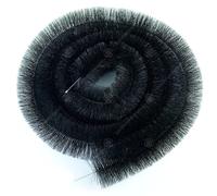 GardenersDream Gutter Guard Brush Black/White Downpipe Drain Filter Protection (8m / 26ft, Black)