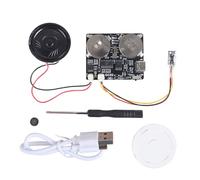 8M Programmable Voice Record Module,Push Button Activated DIY Music Voice Recording Board Chip with Speaker, Can change 3 play modes for Personalized Greetings, Holiday Crafts Cards