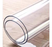 8M Transparent Carpet Protector Waterproof Floor Mat Rug Cover 1.5mm Thick Cuttable Runner (Size: 80CM x 400CM / 2.6FT x 13.1FT) Durable Carpet Shield for Home & Office