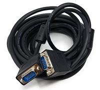 8m VGA to VGA Cable 15 pin SVGA Male to Male for Monitor Computer PC Laptops TV Projectors Extension Lead, HD15 All Data Pins Connected 26ft Black