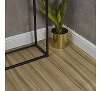 8m² Vinyl Floor Planks Wood Effect Flooring Self Adhesive Tiles Kitchen Floor Lino (Antique Oak Wood)