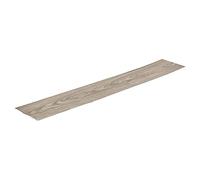 8m² Vinyl Floor Planks Wood Effect Flooring Self Adhesive Tiles Kitchen Floor Lino (Grey Wood Grain)