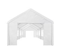 8M X 4M Garden Large Marquee Wedding/Party Tent Gazebo - White Showerproof