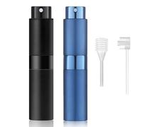 8ML Mini Travel Perfume Atomiser - 2Pcs Refillable Spray Bottles for Holiday & Travel
