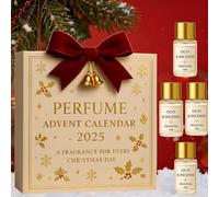 8ml Perfume Advent Calendar 2025,Premium Holiday Countdown Fragrances Gift Set,Perfume Lover's Advent Calendars, Thanksgiving Christmas Gifts，4 Premium Scents, (A-1pc)