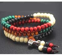 8mm*108pcs Mala Bracelet Necklace Men's Women's Tibetan Buddhist Buddha Meditation Prayer Bead Prayer Buddha Mala Chinese Knot (color)