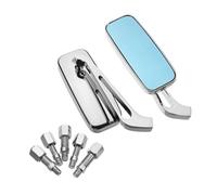 8mm/10mm 1 Pair Motorcycle Mirror Motorcycle Rearview Mirror RearView Mirrors Alloy Rearview Mirror(Color-Si)