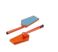 8mm 10mm For Suzuki Motorcycle Side Mirror View Mirrors(Orange)