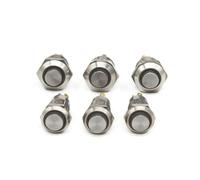 8mm 10mm High Head Momentary Latching Push Button Switch 1NO On/Off 1pcs(Bule Led,10MM_LATCHING_3-6V)