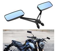8mm 10mm Motorcycle Rectangle Rearview Side Mirror Wing Side Mirror For Cruiser Scooter Chopper Touring Bobber