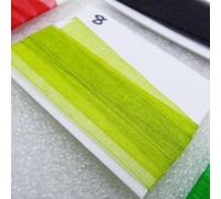 8mm 10mm Sheer Organza Ribbon 302D, 08 Light Olive Green, 2 Metres