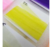 8mm 10mm Sheer Organza Ribbon 302D, 26 Yellow, 8 Metres