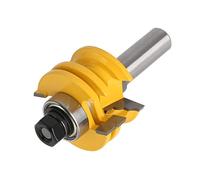 8mm 12.7mm Shank Wood Router Bit Glass Door Rail & Stile Reversible Router Bit Milling Cutter For Wood Woodworking Tool 1pc(12mm Shank)