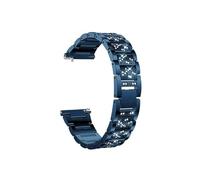 8mm 20mm 22mm Strap Women Diamond Bracelet for Garmin Watch Band Vivoactive 4 4S/Venu 3 3S/2 2S/SQ/Vivomove HR Metal Steel Belt (Color : Dark blue, Size : For Vivomove HR)