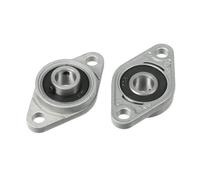 8mm-25mm Zinc Alloy Pillow Block Bearing, Self-Aligning Linear Shaft Support for Machinery & Transfer Systems(KFL005 25MM,4Pcs)