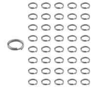 8mm 300pcs Split Rings Stainless Steel Double Loops Small Jump Ring Bulk Rings for DIY Arts Crafts Organization