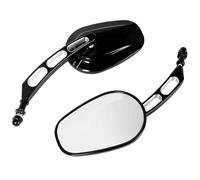 8MM 360 ° Adjustable Motorcycle Wide View Rearview Mirror For Road King Touring Sportster XL883 1200 F&atboy Dyna Softail