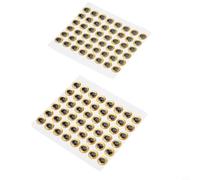 8mm 3D Fly Tying Eyes Stickers Gold Red Silver(Gold 12mm)