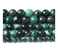 8mm 45pcs Natural Green Emerald Mica Crystal Gemstone Beads for Jewelry Making DIY Bracelet