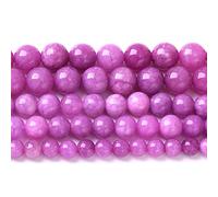 8mm 45pcs Natural Purple Lepidolite Jade Stone Beads for Jewelry Making DIY Bracelet Necklace Accessories Crystal Energy Healing Power Stone Beads(Purple Lepidolite Jade, 8mm)