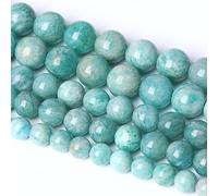 8MM 45PCS Natural Stone Amazonite Gemstone 2A Grade Energy Crystal Healing Power Loose Beads for Jewelry Making DIY Bracelet Necklace 1 Strand