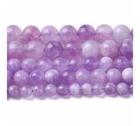 8MM 45PCS Natural Stone Lavender Amethyst Crystal Beads for Jewelry Making DIY Bracelet