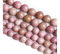 8MM 45PCS Natural Stone Red Rhodochrosite Gemstone Crystal Beads for Jewelry Making DIY Bracelet Necklace Semi Precious Beads