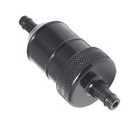 8mm 5/16" Aluminium Inline Fuel Petrol Diesels Filter Universal Black