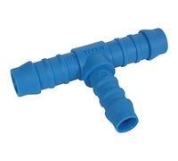 8mm - 6mm BARBED T PIECE REDUCER PLASTIC CONNECTOR FUEL AIR HOSE JOINER WATER OIL PIPE REPAIR