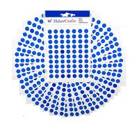 8mm Blue Dot Stickers Colour Sticker Dots Coloured Sticky Dots Easy Peel Self Adhesive Circle Stickers Labels for Colour Coding Calendar Scrapbooks & Organising (Blue - 5 Pack - 2450 Stickers)