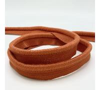 8MM Braided Lip with Cord Terracotta ON 25M Card