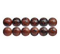 8mm Brown Beads for Jewellery Making Genuine Mahogany Obsidian Stone Sold by One Strand APX 46 Pcs Hole Size 1mm