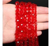 8Mm Champagne Gold Glass Crystal Faceted Round Spacer Beads For Jewelry Necklace Bracelet Diy Making
