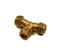 8mm Compression Equal Tee Brass Plumbing Pipe Fitting Thunderfix