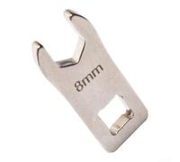 8mm Crowfoot Wrench Head| 1/4" Drive Open End Spanner for Ratchet | Crowfoot Wrench Head,8mm Open End Spanner,1/4 Inch Drive Adapter,Torque Extension Tool,Chrome