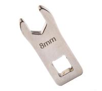 8mm Crowfoot Wrench Head 1/4 Inch Drive Open End Spanner-Chromium Vanadium | Crowfoot Wrench Head8mm Open End Spanner1/4 Inch Drive AdapterChrome Vanadium Steel ToolNut Repair Socket