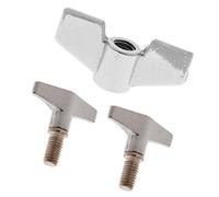 8mm Cymbal Stand Wing Nut with 2 Screws for Drummer Stage Practice Parts