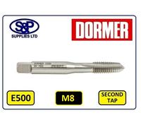Dormer E500 HSS Metric Coarse Tap M8 Second