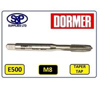 Dormer E500 HSS Metric Coarse Tap M8 Taper