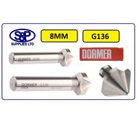 Dormer G136 HSS 90 Deg Countersink 8mm