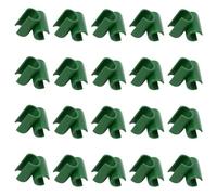 8mm Garden Cross Buckle Clip, 20 Pcs Garden Plant Trellis Connector Clip, Cross Plastic Clips for Fixed Garden Frame Rod