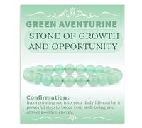 8mm Green Aventurine - Handmade Reiki Gemstone Stretch Bracelet, Natural Beauty & Spiritual Essence, Crystal Healing for Unisex Adults