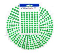 8mm Green Dot Stickers Colour Sticker Dots Coloured Sticky Dots Easy Peel Self Adhesive Circle Stickers Labels for Colour Coding Calendar Scrapbooks & Organising (Green - 5 Pack - 2450 Stickers)