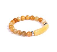 8mm Healing Crystal Beads Stretch Bracelet Pink Love Rose Quartz Bracelet Good Luck Energy Chakra Stone Beaded Bangle Jewelry Gifts for Women Mom