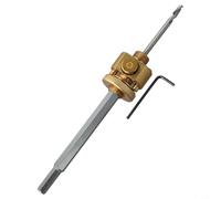 8mm Hexagonal Shank Quick Release Hole Opener Connecting Rod for Gypsum Board and Ceiling, Extension Bar with Metal Construction, Pack